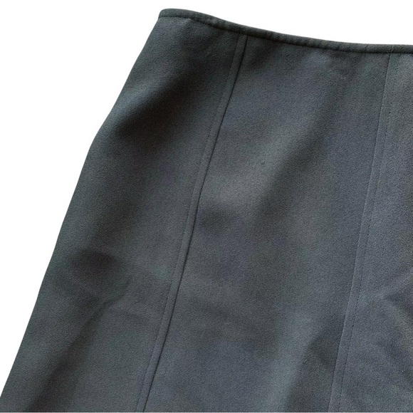 Linda Allard Ellen Tracy Pencil Skirt Career Smoke Brown Size 8 - Picture 3 of 7